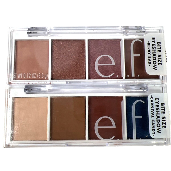 ELF Bite-Size Eyeshadow Set Of 2 Carnival Candy 29925 And Berry Bad 29922 .12 oz - Picture 1 of 7